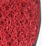 GRIPPERS FOR STRIPPERS Floor Stripping Boots patented woven pad material close up.
