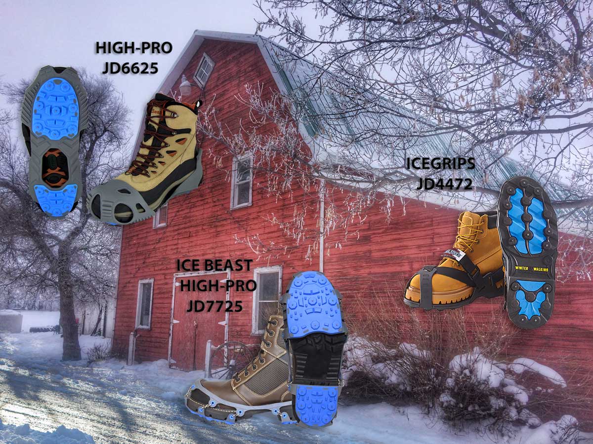 Ice Cleats for Rural, Farming, and Agriculture
