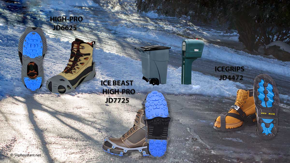 Ice Cleats for Steep Driveways