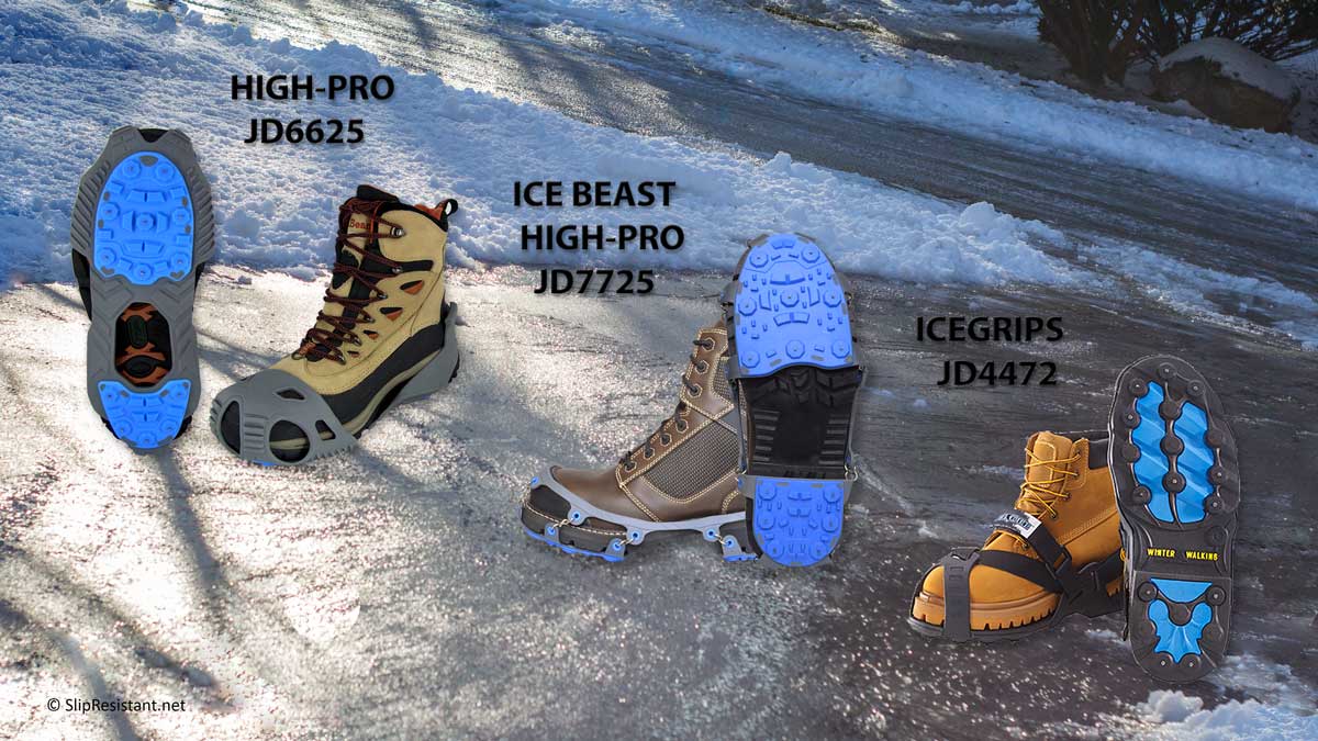 Ice Cleats for Steep Hills