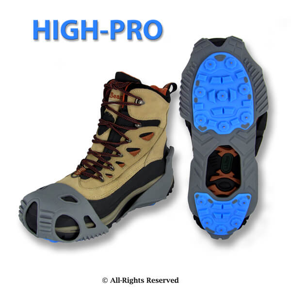 Winter Walking HIGH-PRO Ice Cleats JD6625 on Boots